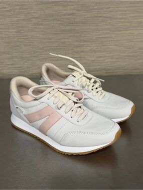 Kizik Milan Hands Free Step In Leather Sneaker Women’s 7 Pink White